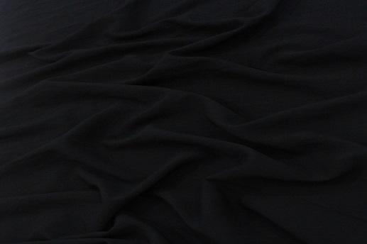 Креп-шифон, цвет черный | Textile Plaza