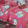 Ткань для детского постельного белья, Hello Kitty на ярко-розовом фоне | Textile Plaza