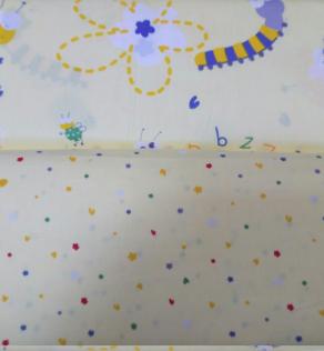 Ткань для детского постельного белья, милые букашки | Textile Plaza