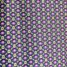 Трикотаж АРОМА принт узор фиолетовый | Textile Plaza