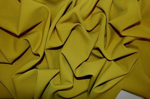 Костюмна тканина Барби колір оливковий | Textile Plaza
