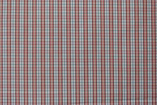 Сорочкова тканина клітка, червоно-біла клітка | Textile Plaza