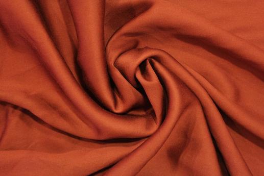 Вискоза штапель однотонная, цвет кирпичный | Textile Plaza