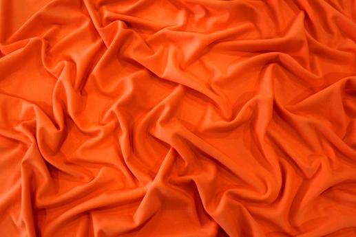 Трикотаж мікроолія неоновий помаранчевий | Textile Plaza