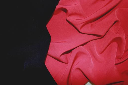 Костюмна тканина Барби двостороння кораловий колір | Textile Plaza