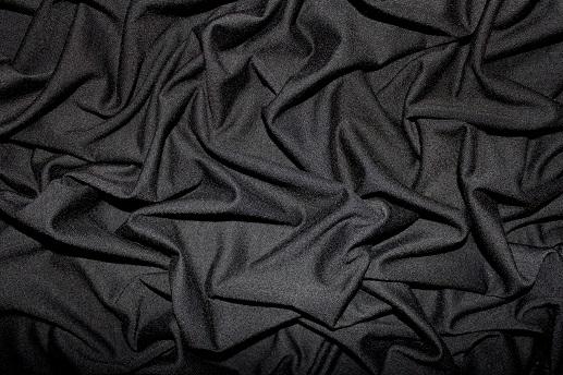 Трикотаж двунитка черный | Textile Plaza