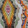 Шелк с эластаном ETRO яркий абстрактный принт (купон) | Textile Plaza