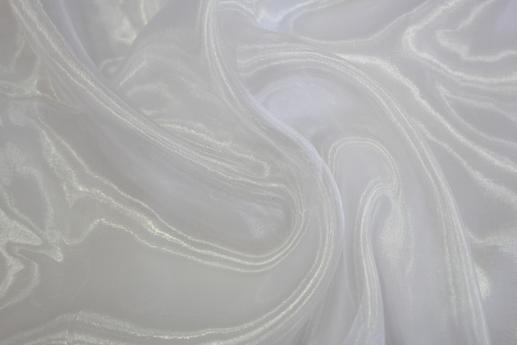 Органза шторна, колір білий | Textile Plaza