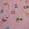Ткань для детского постельного белья, игрушки, розовый клетчатый фон | Textile Plaza