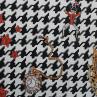 Трикотаж Dolce&Gabbana принт гусиная лапка | Textile Plaza