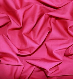 Костюмна тканина котон колір фуксія | Textile Plaza