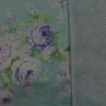 Сатин для постільної білизни, квітковий візерунок на блакитному (компаньйон) | Textile Plaza