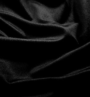 Велюр плюш, чорний | Textile Plaza