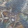 Шерсть пальтовая, синяя рептилия | Textile Plaza
