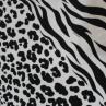 Вискоза цветная Versace (Италия, ширина 140 см) леопард, зебра  | Textile Plaza