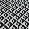 Костюмна тканина принт чорно-біла | Textile Plaza