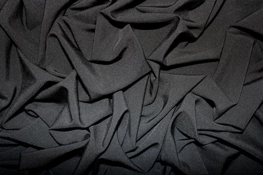 Костюмная ткань super soft черная | Textile Plaza