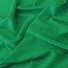 Креп-шифон, колір насичений зелений  | Textile Plaza