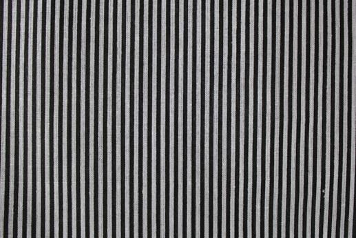 Рубашечная ткань, серо-черная полоска | Textile Plaza