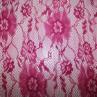 Гипюр набивной розовый, цветы | Textile Plaza