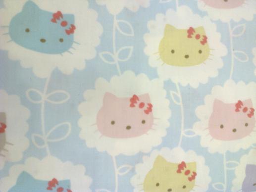 Ткань для пошива постельного белья, котики на голубом фоне | Textile Plaza