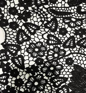 Ажур, цвет черный | Textile Plaza