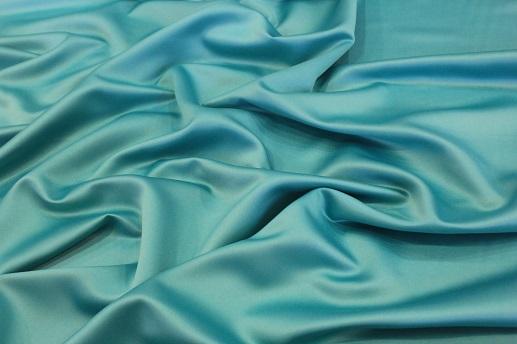 Атлас Valentino, яскраво-блакитний | Textile Plaza
