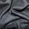 Шерсть пальтовая (остаток 2,3 м, цена указана за метр), елочка, темно-синий/белый | Textile Plaza