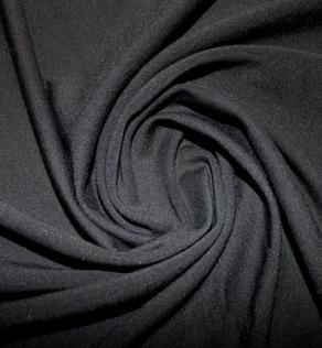 Костюмная ткань Жаклина, цвет черный | Textile Plaza