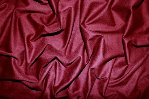 Замш, колір бордовий | Textile Plaza