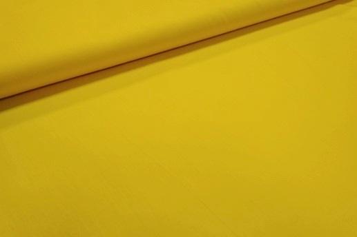 Стрейч коттон однотонный, желтый | Textile Plaza