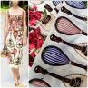 Шелк Dolce&Gabbana принт мандолины на белом фоне | Textile Plaza