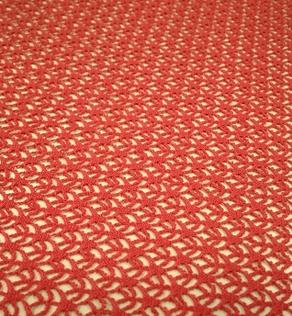 Гіпюр кольоровий, червоний | Textile Plaza