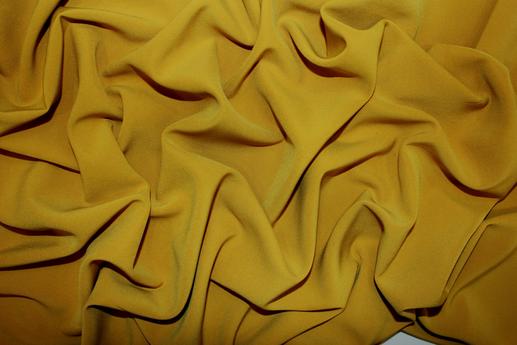 Костюмная ткань Барби цвет горчица | Textile Plaza
