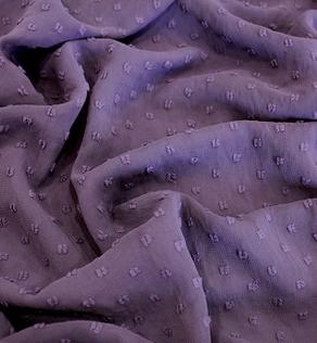 Шифон Урагри цвет фиолетовый | Textile Plaza
