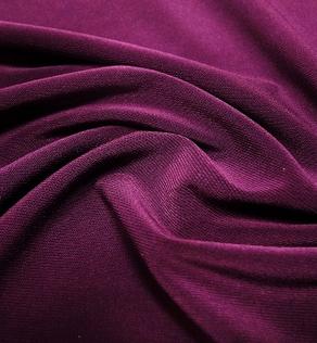 Трикотаж масло однотонный насыщено-фиолетовый | Textile Plaza