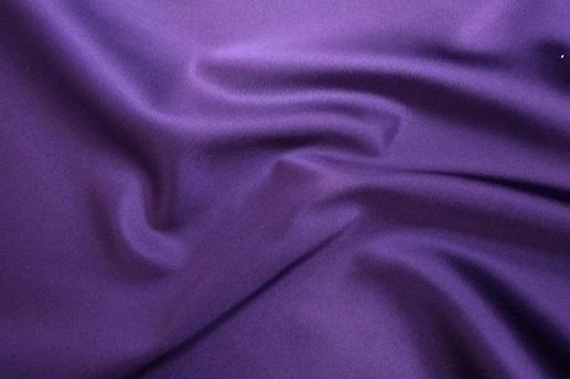 Атлас плотный Италия, фиолетовый | Textile Plaza