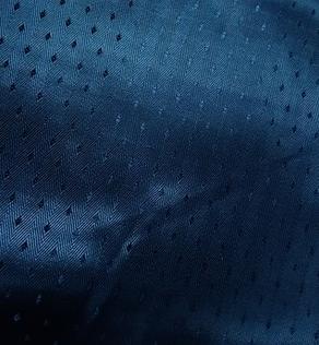 Підкладкова тканина жаккард, темно-синій, ромбики | Textile Plaza