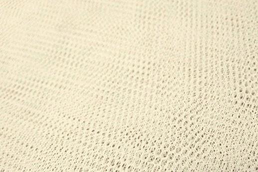 Фатин жесткий, кремово-белый | Textile Plaza