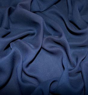 Шифон цвет глубокий синий | Textile Plaza