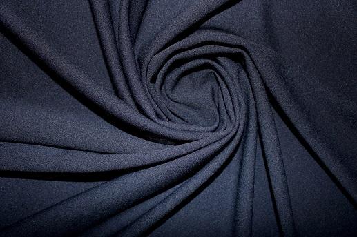 Трикотаж креп, колір темно-синій | Textile Plaza