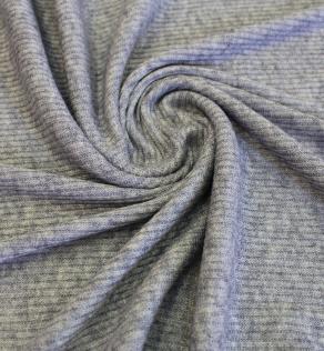 Трикотаж резинка серо-голубой | Textile Plaza