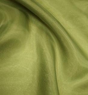 Органза, колір оливковий | Textile Plaza