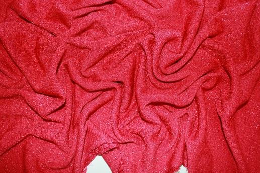 Трикотаж люрекс цвет красный | Textile Plaza