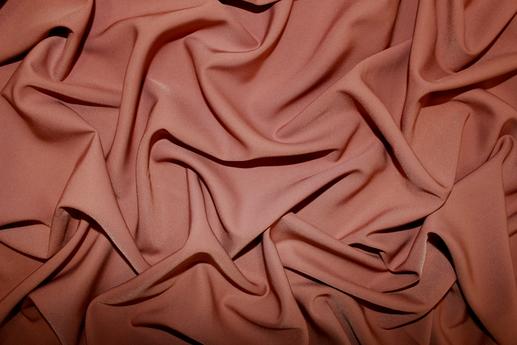 Костюмная ткань Лагуна цвет терракот | Textile Plaza