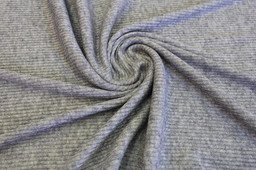Трикотаж резинка серо-голубой | Textile Plaza
