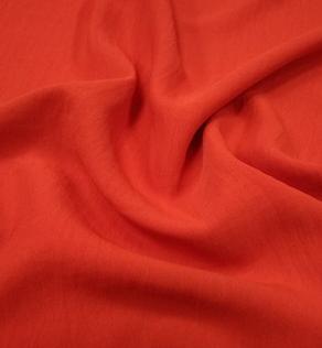 Костюмная ткань Американский Креп Жатка, красный | Textile Plaza