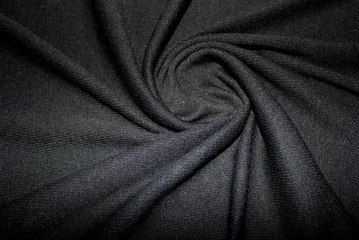Трикотаж гумка, колір чорний | Textile Plaza