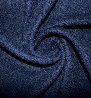 Шерсть пальтова Баритон, колір темно-синій | Textile Plaza