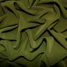 Костюмна тканина Барби колір темний хакі | Textile Plaza